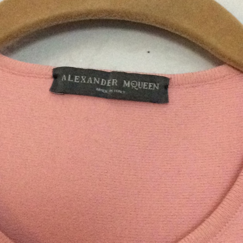Alexander McQueen Pink and Black Dress - Picture 3 of 5
